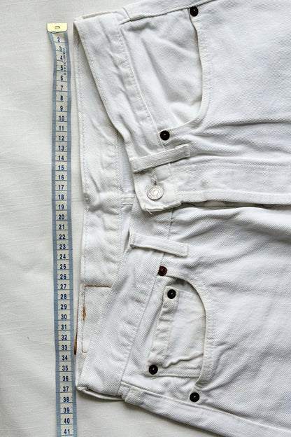 LEVI'S 501 WHITE DENIM JEANS