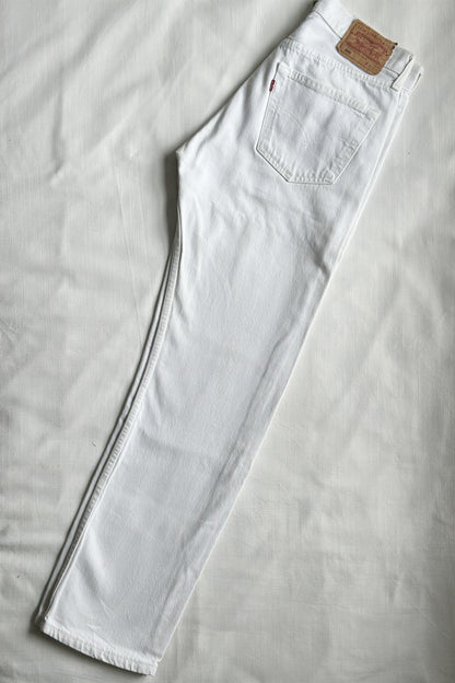 LEVI'S 501 WHITE DENIM JEANS