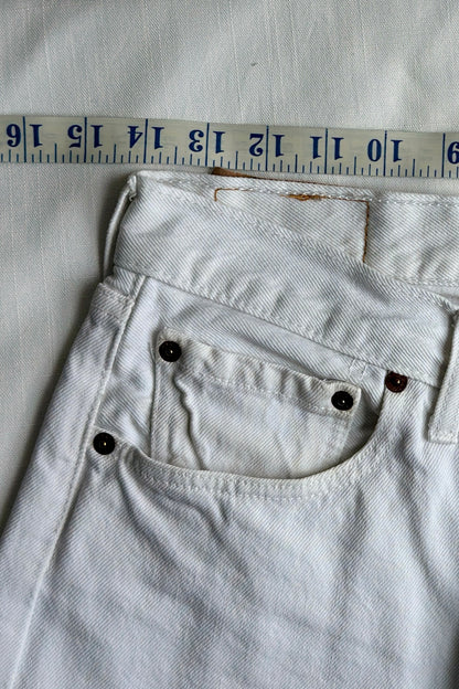 LEVI'S 501 WHITE DENIM JEANS