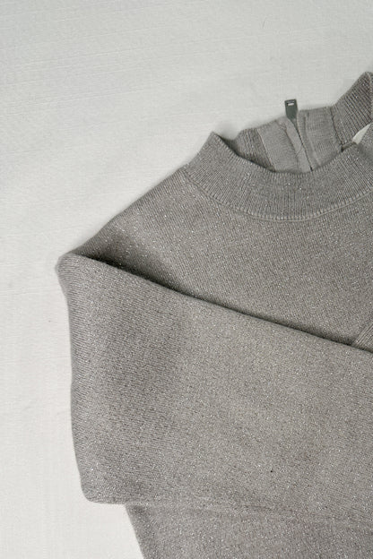 MINI: COS SILVER SPARKLE KNITTED SWEATER