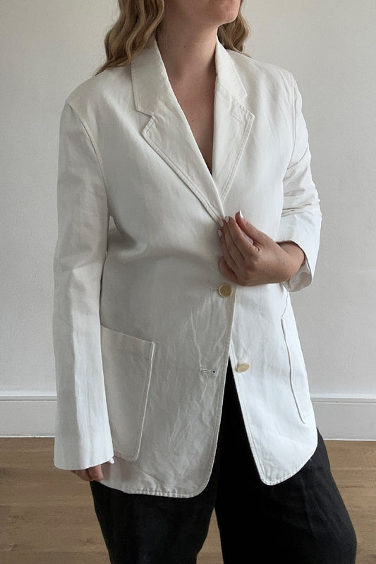 COLD LAUNDRY TWILL BLAZER