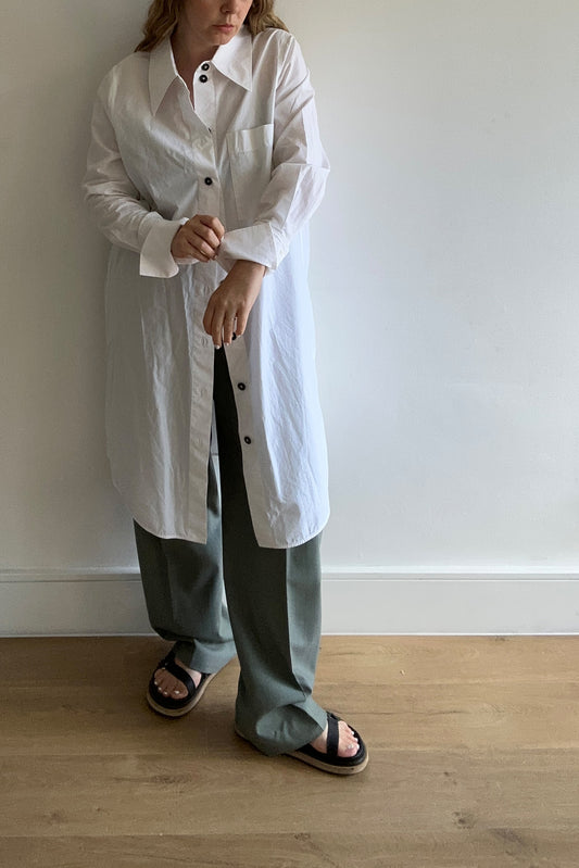 COS POPLIN SHIRT DRESS