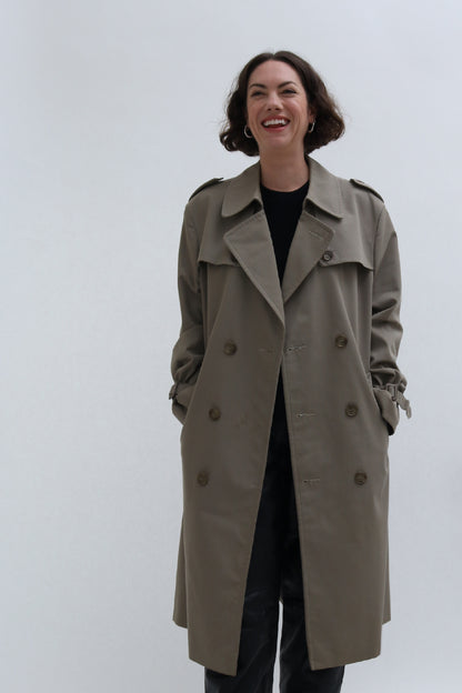 VINTAGE KHAKI TRENCH