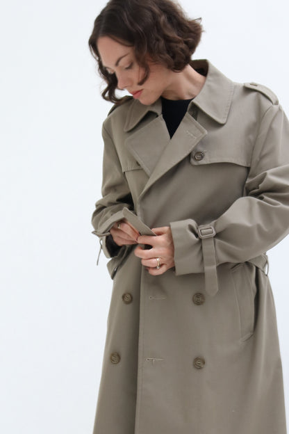 VINTAGE KHAKI TRENCH