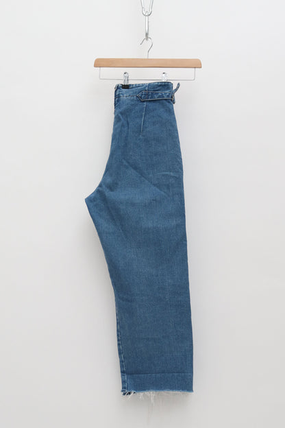 CORE High-Rise Cinched Waist Wide-leg Jeans