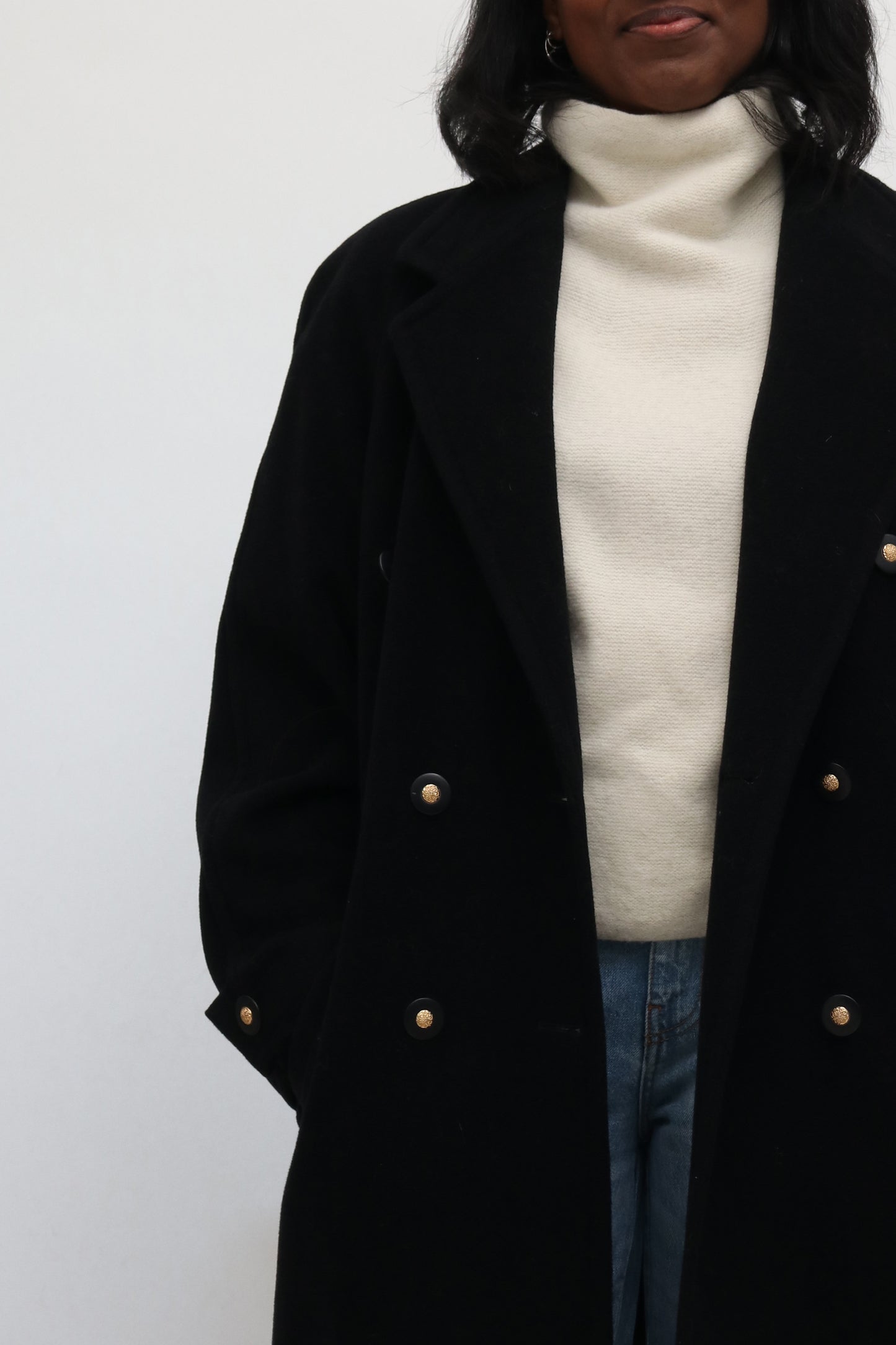 Uniqlo Cream Roll Neck Jumper
