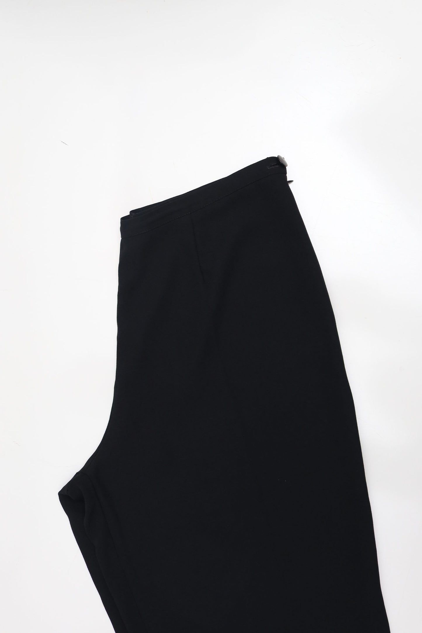 Vintage Black Crepe Trouser