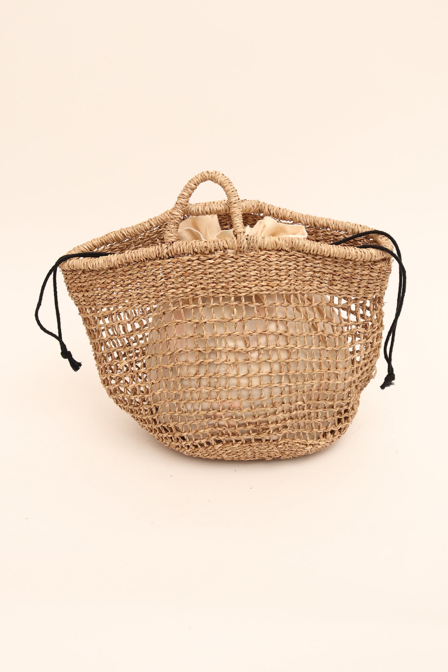 Large Wicker Basket Bag