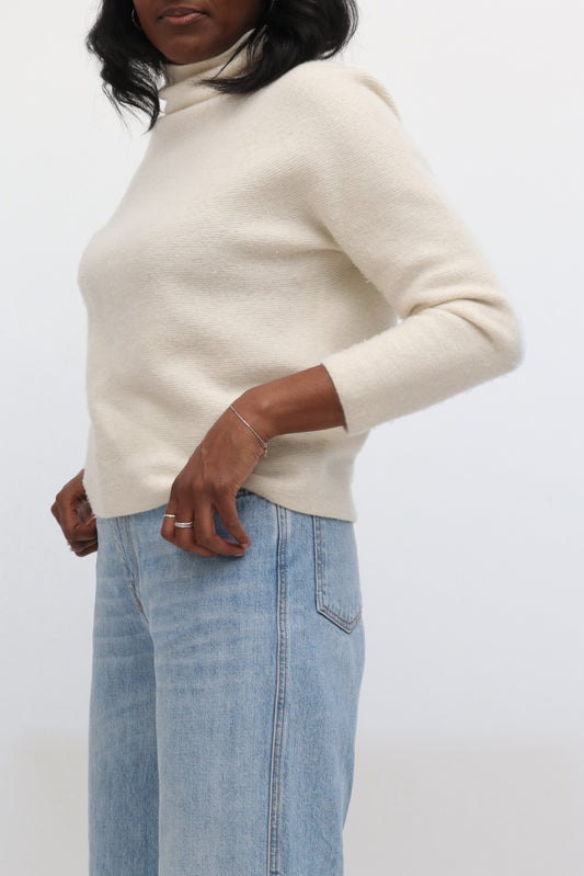 Uniqlo Cream Roll Neck Jumper