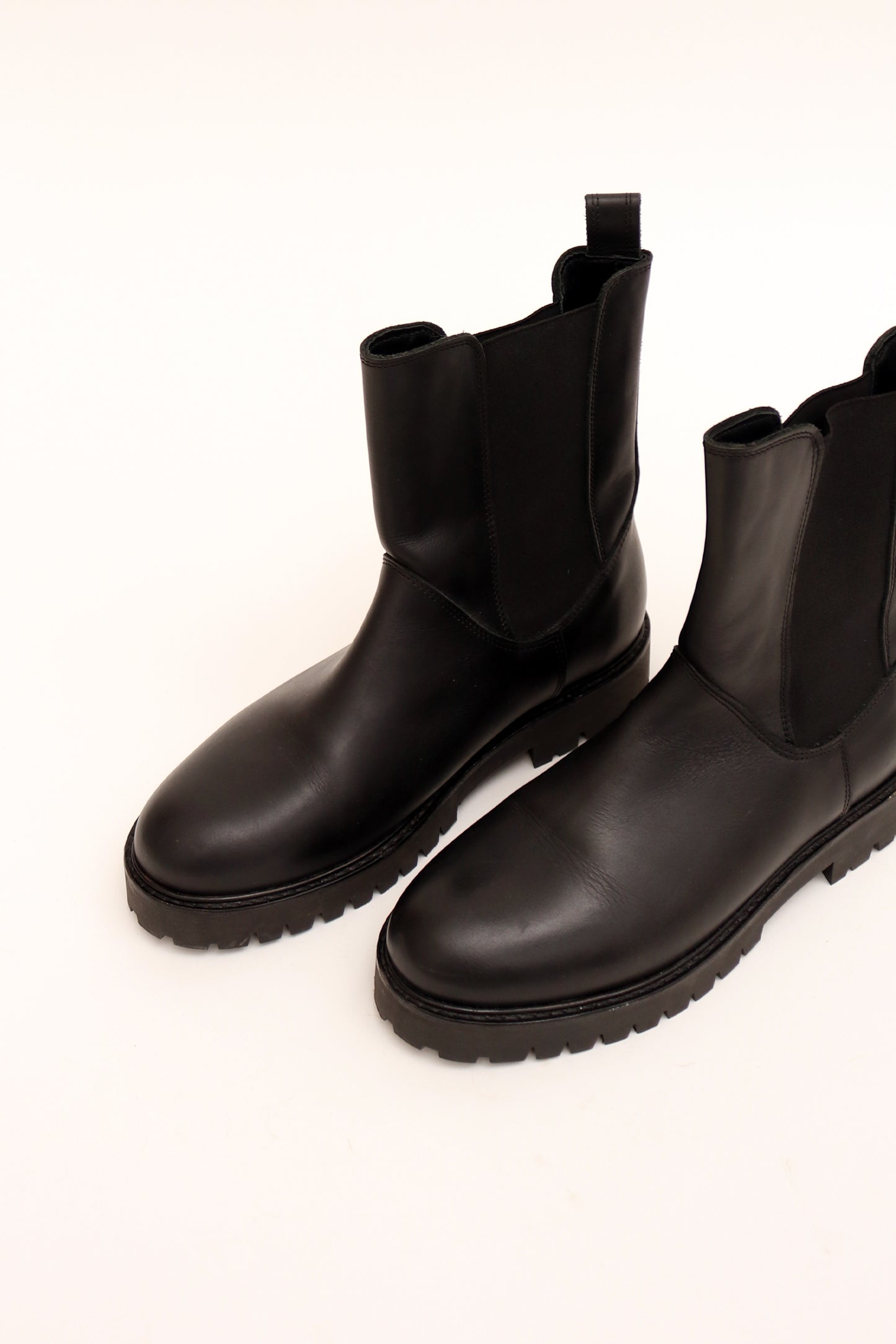 COS High Leather Chelsea Boots