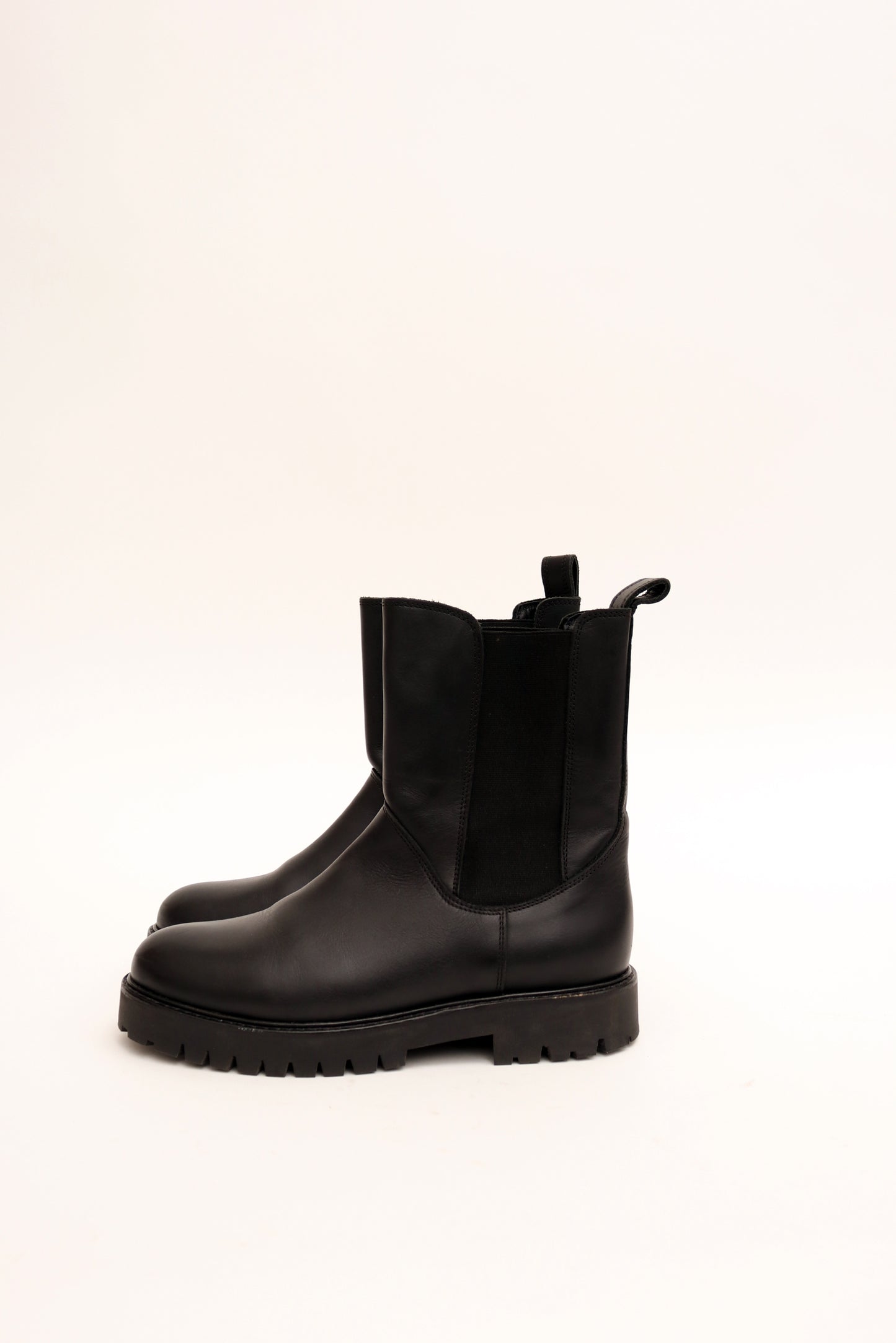 COS High Leather Chelsea Boots
