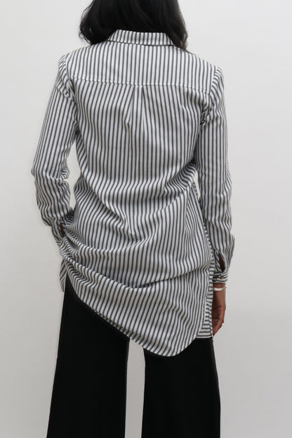 Longline Striped Shirt
